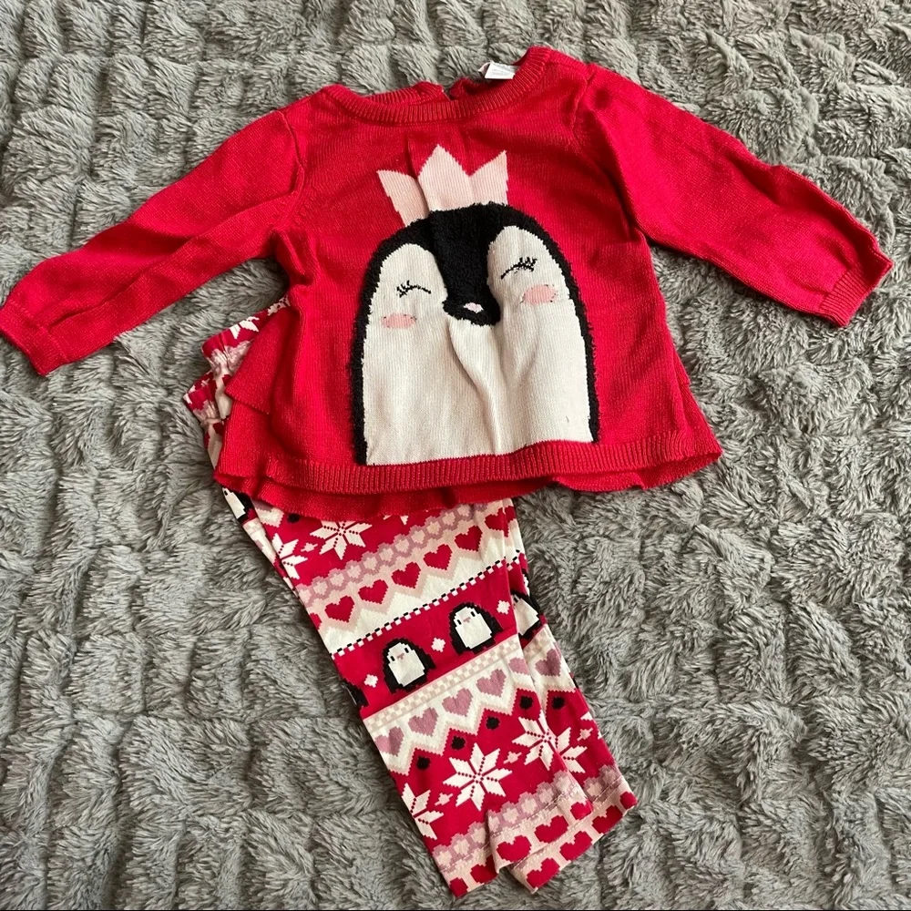 penguin holiday set - Picture 1 of 4